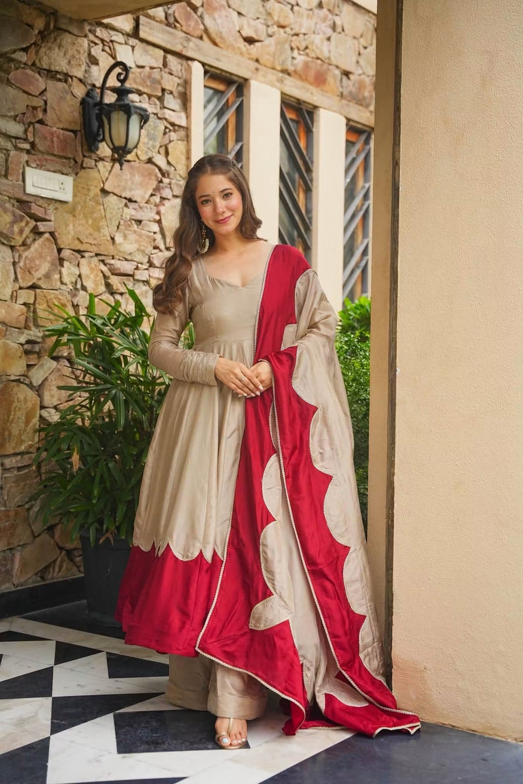 Beautiful Bloom Heavy Anarkali Suit Set
