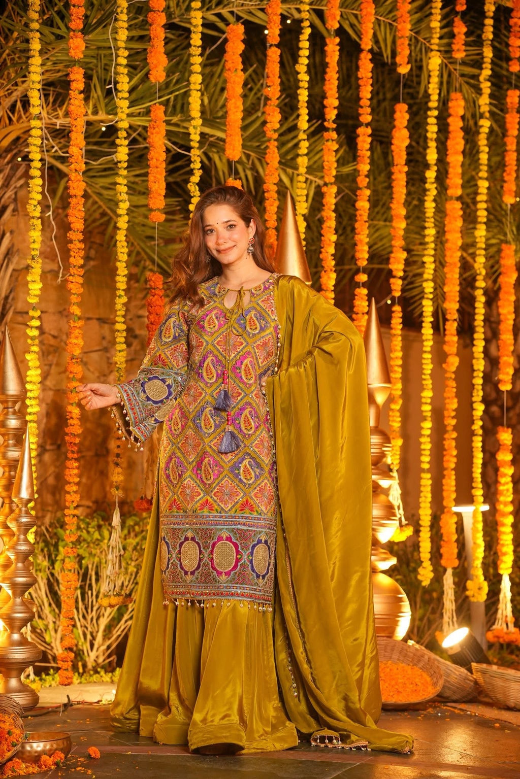 Traditional Embroidered Kurta Set