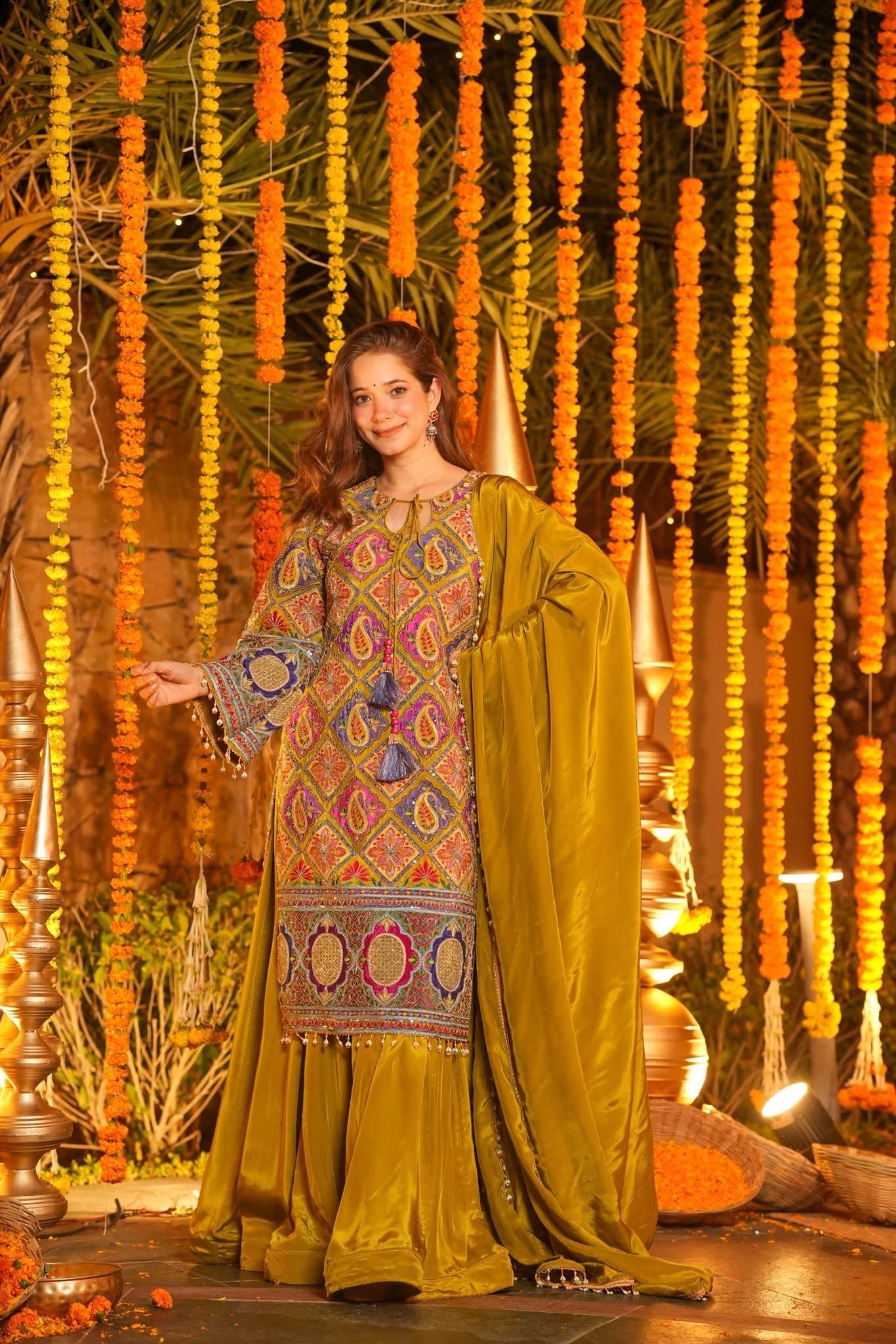 Traditional Embroidered Kurta Set
