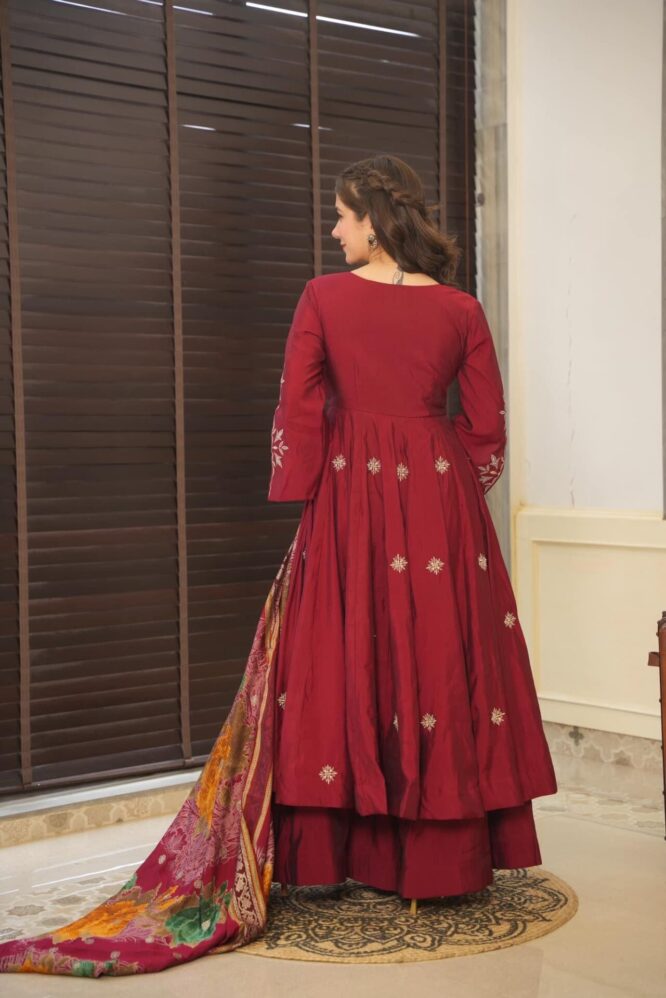 Beautiful Muslin Fabric Anarkali Suit Set
