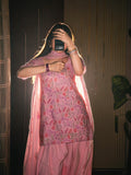 Beautiful Floral Pattern Salwar Suit Set