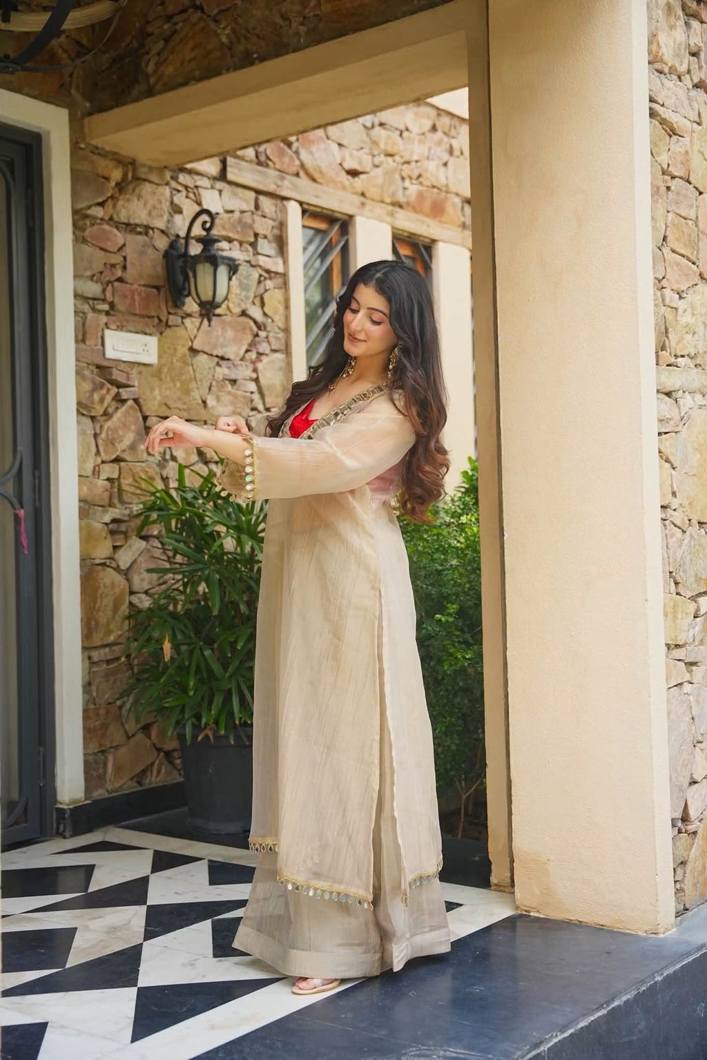 Trendy Indo-Western kurta Set ❤️