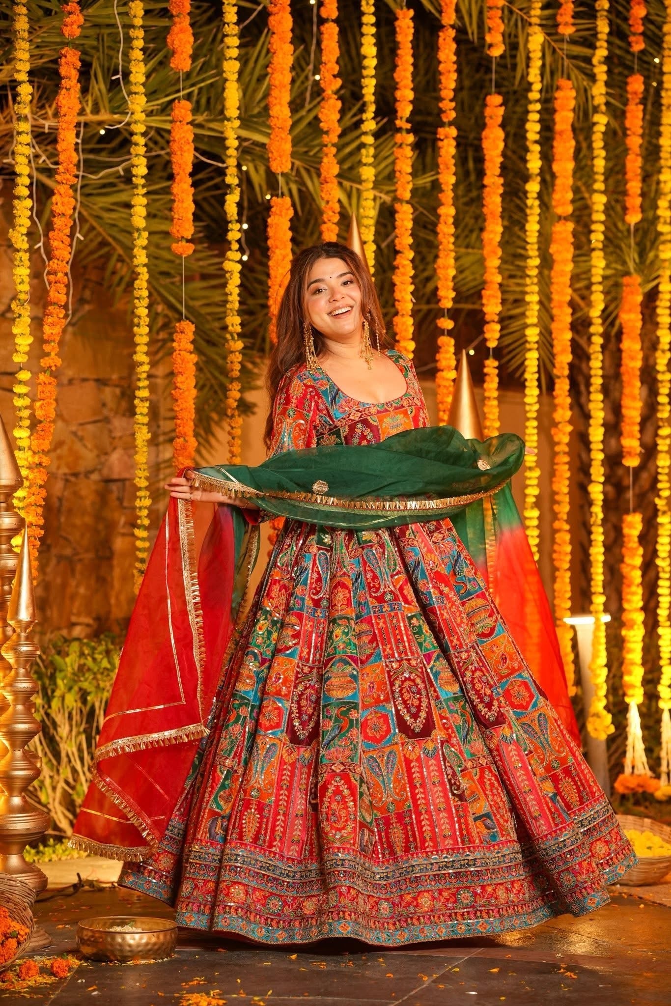 Beautiful Heavy Embroidered And Sequence Work Anarkali Suit Set